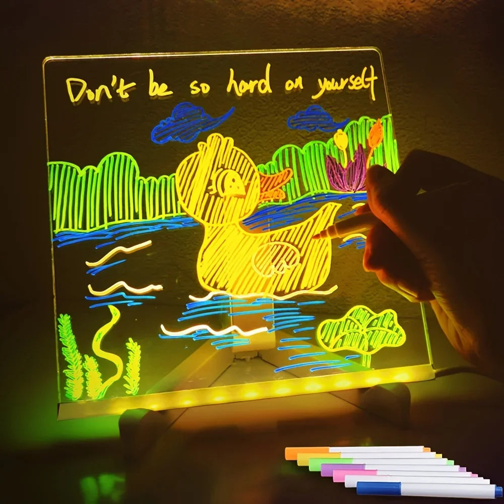 Glow Message Board Drawing Set