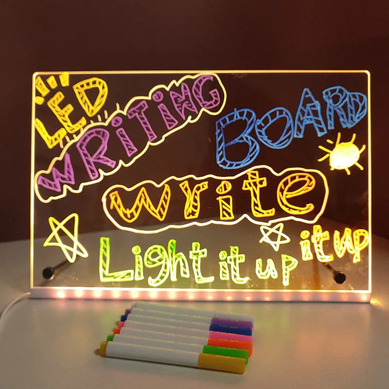 Glow Message Board Drawing Set