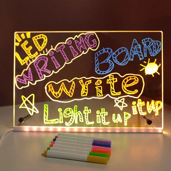 Glow Message Board Drawing Set